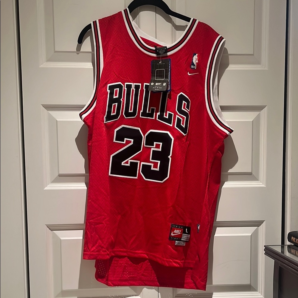 Nike Bulls Red Basketball Jersey - Jordan. NEW WITH TAGS NEVER WORN